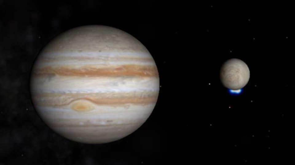 Europa a Jupiter